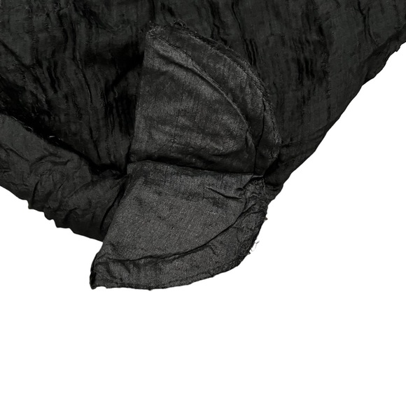 NWT Vintage Infashions Black Sequined and Beaded Butterfly Cape Shawl 100% Silk - Picture 12 of 15